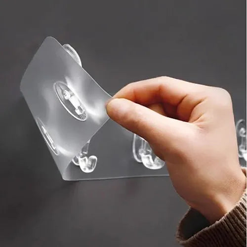 4654 Adhesive Transparent Heavy Duty Wall Hook at Rs 27/piece