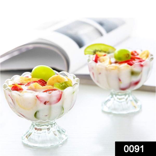 0091_Serving Dessert Bowl Ice Cream Salad Fruit Bowl -