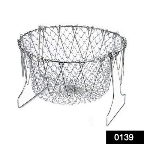 0139 Foldable Strainer Chef Basket