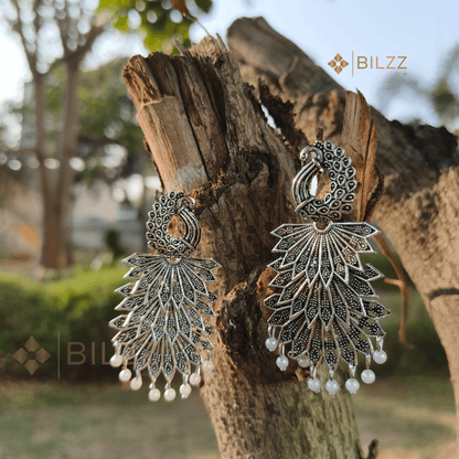 Handmade Silver Jhumkas: Ethnic Elegance - Bilzz.in