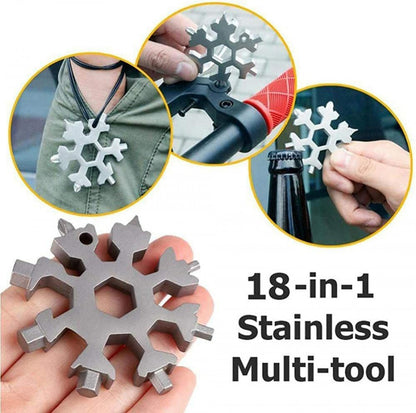 18 IN 1 SNOWFLAKE SCREWDRIVE MULTI TOOL