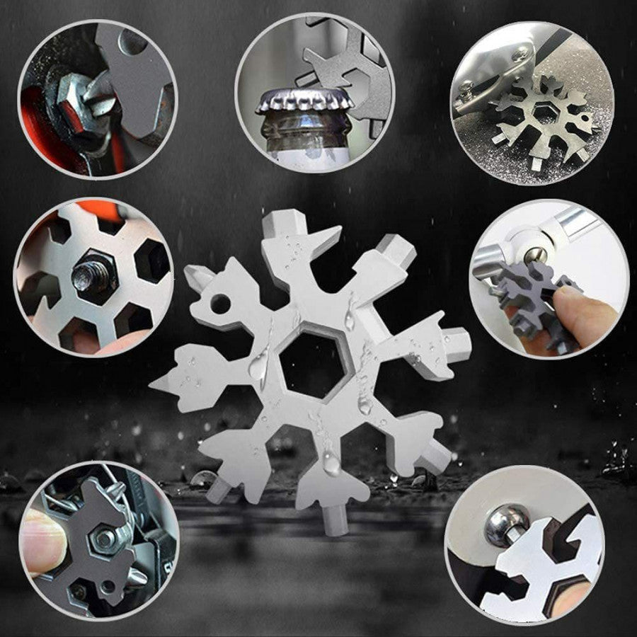 18 IN 1 SNOWFLAKE SCREWDRIVE MULTI TOOL