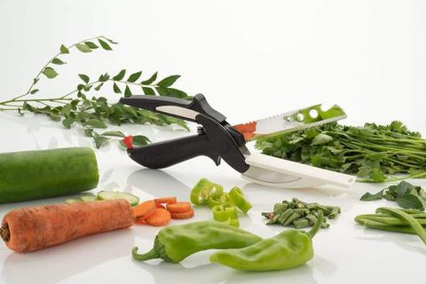 Clever Cutter 2 in 1 Food Chopper Slicer Dicer Vegetable Fruit Cutter