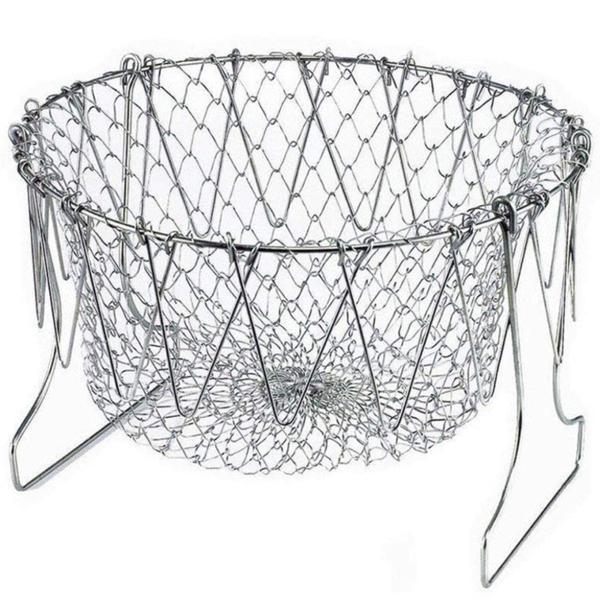 0139 Foldable Strainer Chef Basket