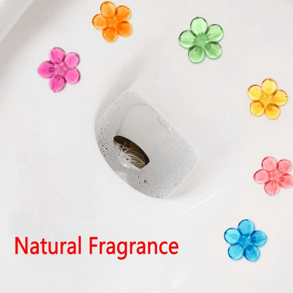 Toilet Freshener and Cleaner Flower Gel remove