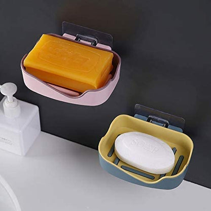 SELF_ADHESIVE_DOUBLE_LAYER_SOAP_RACK_
