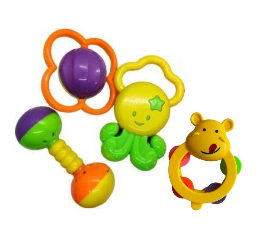 DDB95 BABY RATTLE (4 PIECES)