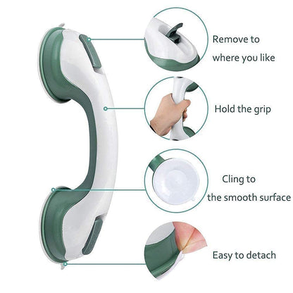 Helping Handle Anti Slip Support Toilet Bathroom Safe Grab Bar Handle Vacuum