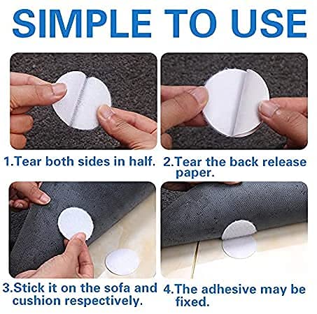DOUBLE SIDED ADHESIVE STICKER ( SET OF 10 )