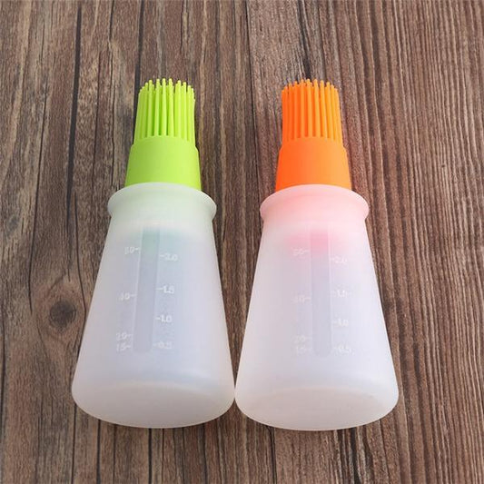 Oil Brush With Container (pack of 2)