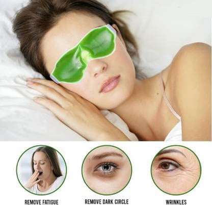 Aloe vera eye gel mask