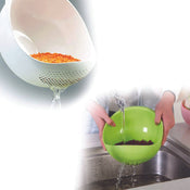 0108  BIG RICE BOWL STRAINER PERFECT SIZE FOR STORING AND STRAINING