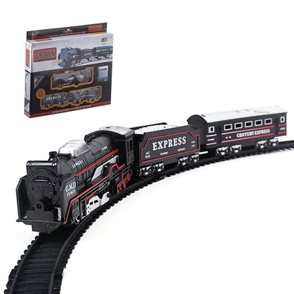 DDB76 BLACK TRAIN BATTERY OPERATED TOY