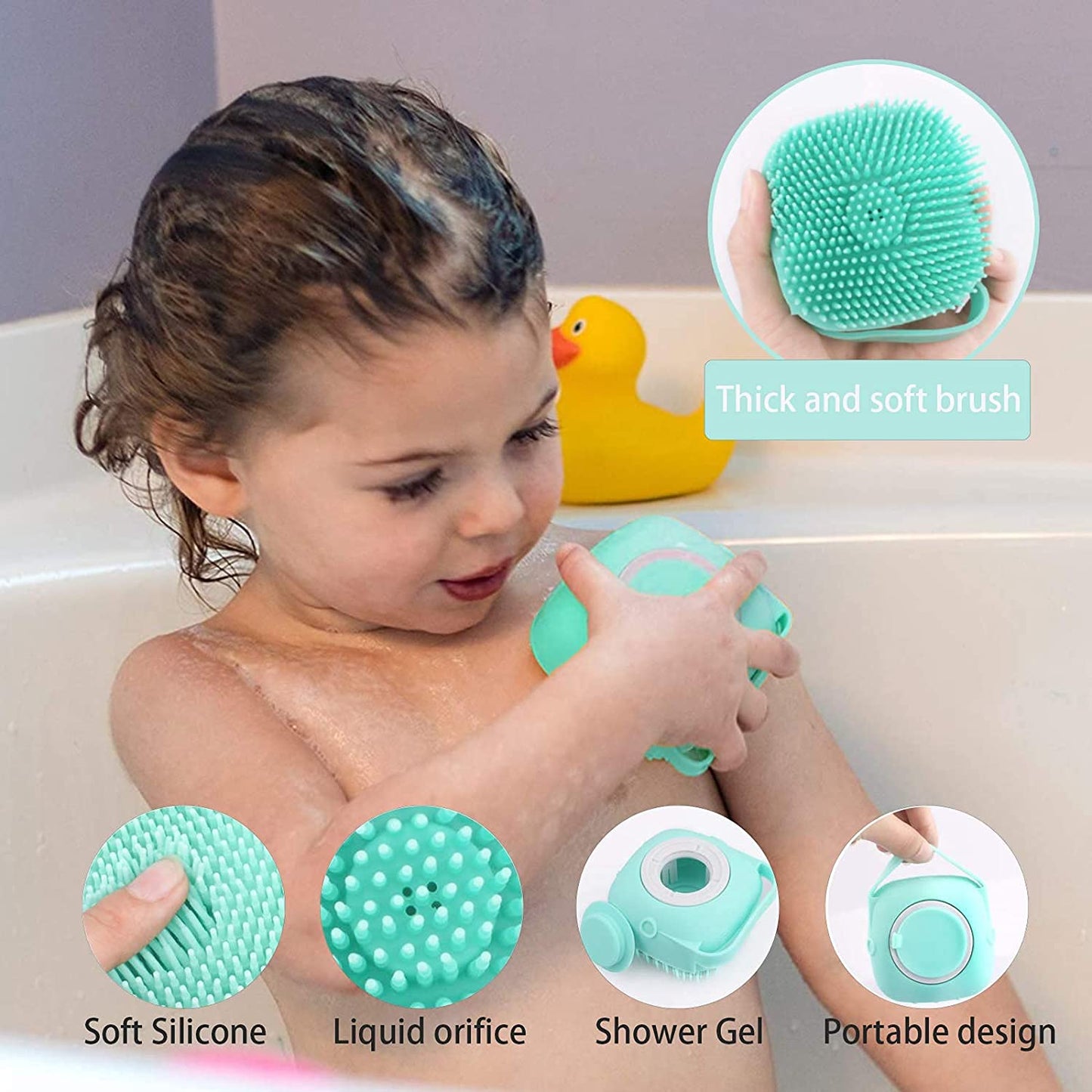 Silicon  Bath Brush
