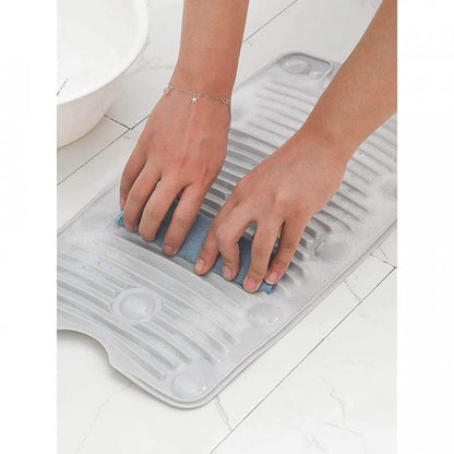 FOLDABLE SILICON WASHING CLEANING LAUNDRY PAD (multi-color)