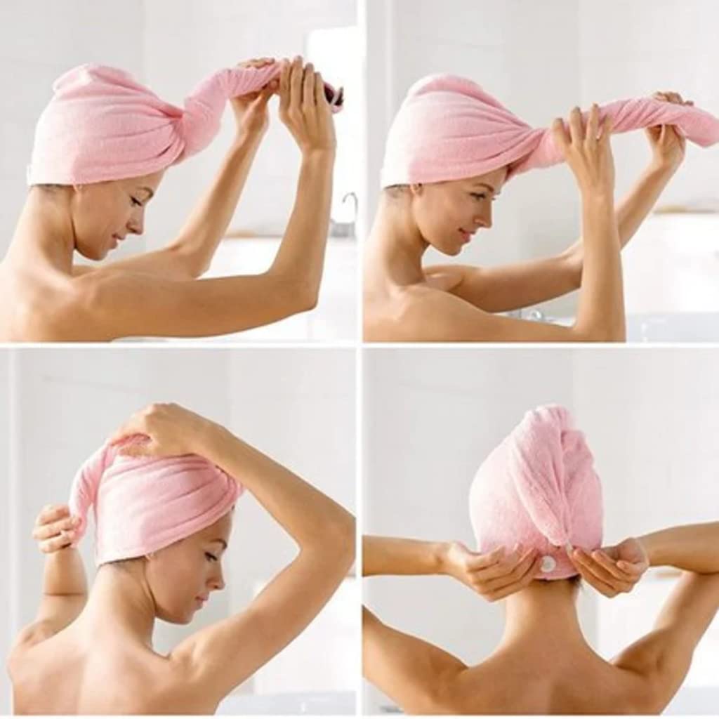 Hair Towel WRAP Microfiber Absorbent Towel Hair-Drying Magic Hair WRAP Towel