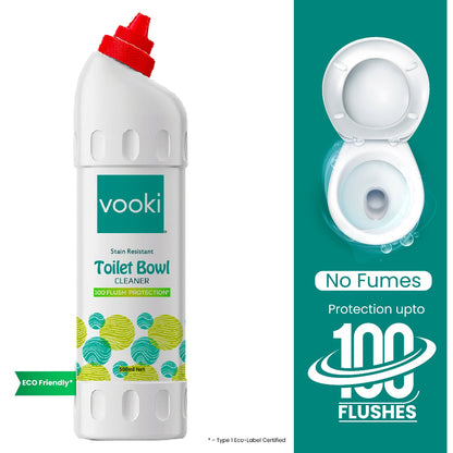 Ecofriendly Toilet Cleaner Liquid 100 Flush Protection, 500ml