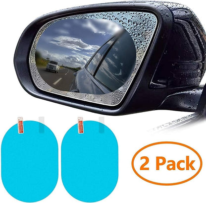 Waterproof Oblong Rearview Side Mirror Protective Film for Cars and bike