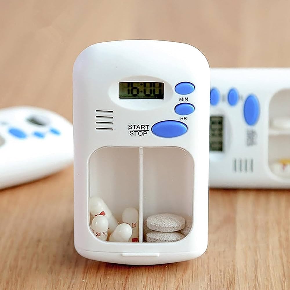 Pill box with Alarm timer (Portable)