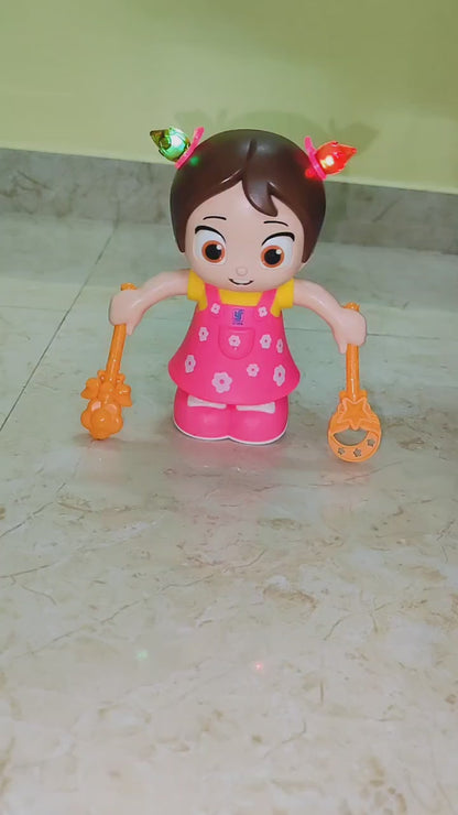 Girl stunt flip toy