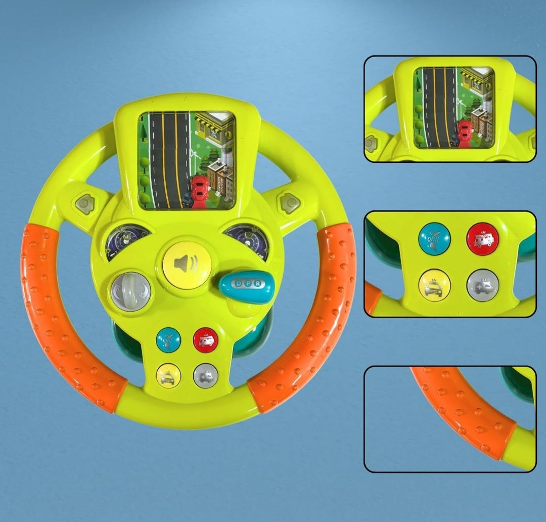 Little driver steering wheel toy for kids