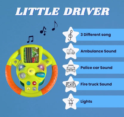 Little driver steering wheel toy for kids