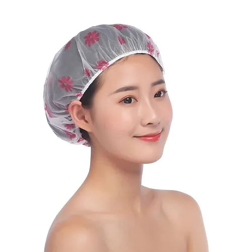 6030 Shower Cap Bath Shower Cap ,Women Reusable