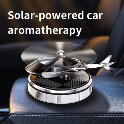 Solar helicopter aroma for car dashboard